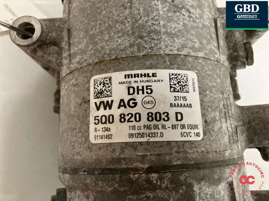 VW Golf VII, 2012-2017 (Fase 1) (5Q0 820 803 K|5Q0 820 803 F)