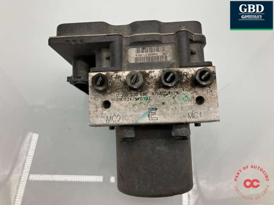 ABS sentral til Nissan Qashqai 2007-2010 (Type I, Fase 1) (47660EY21A|47660 JD01D|)