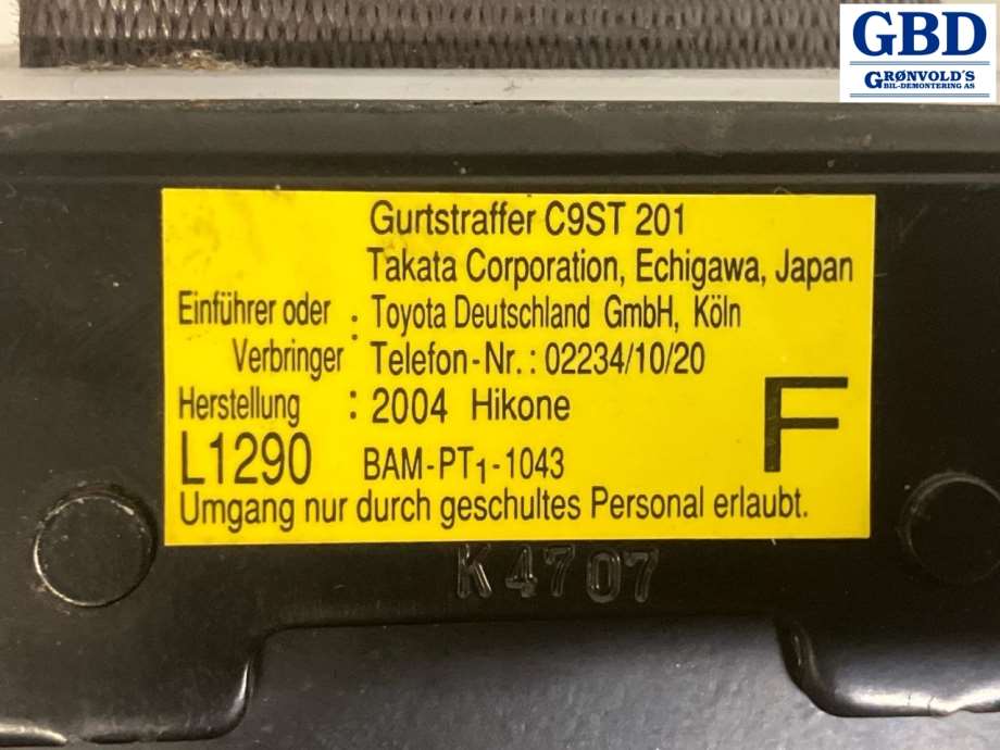 Toyota Land Cruiser 120, 2002-2009 (4343060062|4343060060|TK-AF2-EF618-P)