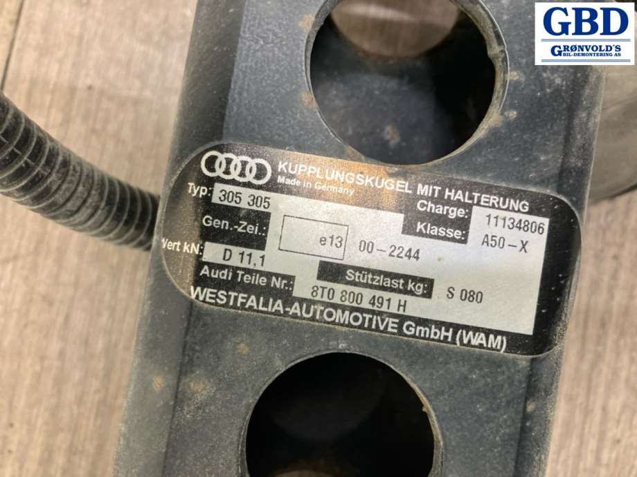 Audi A4, 2007-2014 (Type IV) (B8) (8T0 800 491 H|8T0 800 491 F)