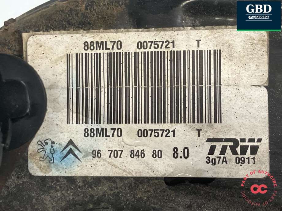 Peugeot Partner, 2008-2015 (Type II, Fase 1) (16 070 422 80|96 707 846 80)
