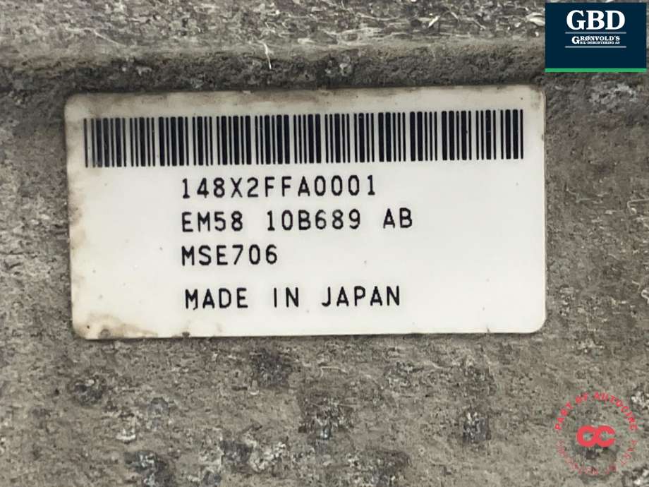 Batterilader (OBC - On Board Charger) til Ford Focus, electric 2012-2018 (NO PART ID|)