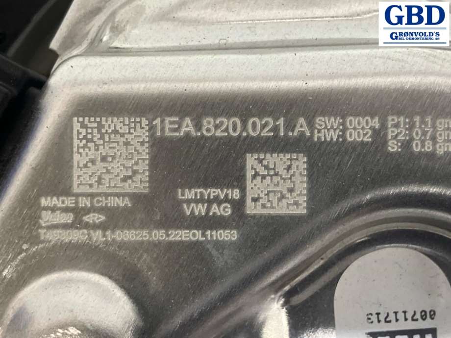 VW ID.4, 2020- (1EA 820 021 B|1EA 820 021 A)