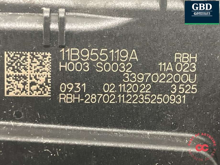 VW ID.4, 2020- (11B 955 023 A|1 397 225 00A)