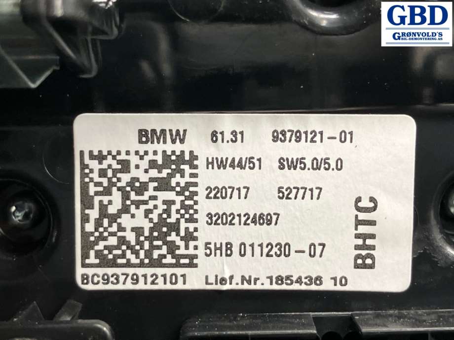 BMW i3, 2013- (61 31 5 A0A 3F6)