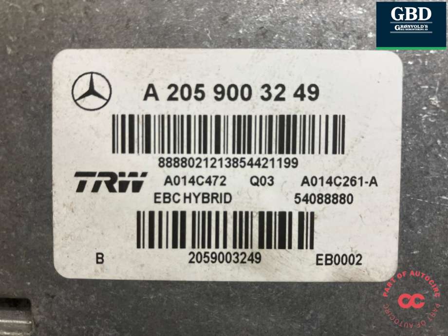 ABS sentral til Mercedes GLC 2015-2022 (X253) (X253) (A 205 900 34 49|A 205 900 34 49 80|A 205 900 36 49)