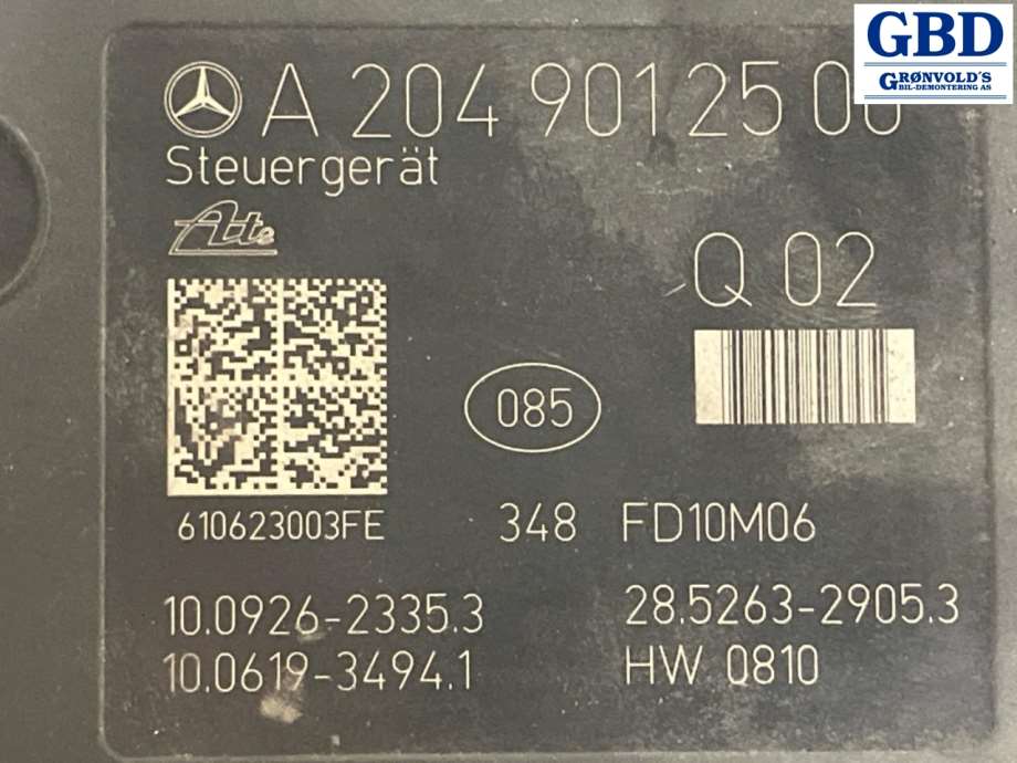 Mercedes C-Klasse, 2007-2011 (W204, Fase 1) (A 204 431 55 12)