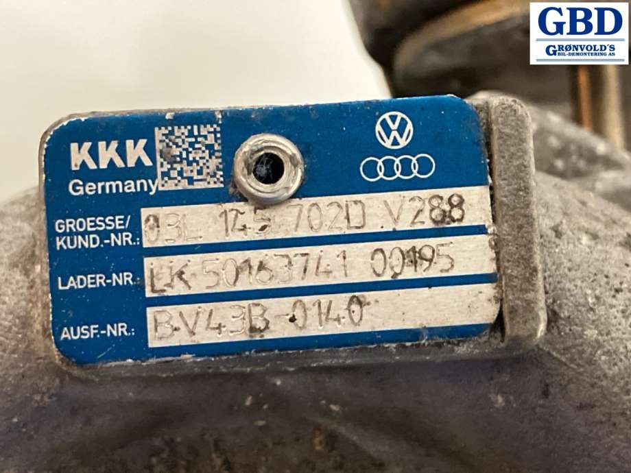 Audi A4, 2007-2014 (Type IV) (B8) (03L 145 701 D|03L 145 702 D)