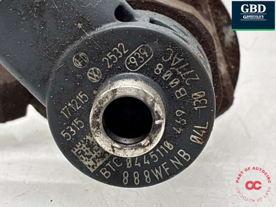 Dyse innsprøyting diesel til VW Caddy 2015-2020 (Type III, Fase 3)  (04L 130 277 AC|130277AC|)