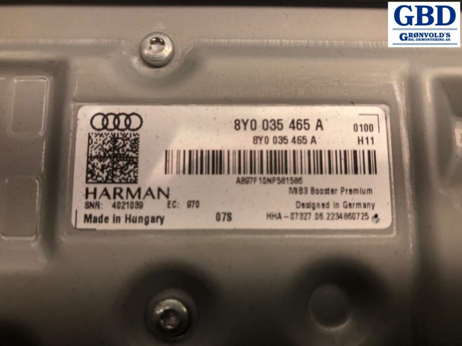 Audi Q4 e-tron, 2021- (8Y0 035 465 A)