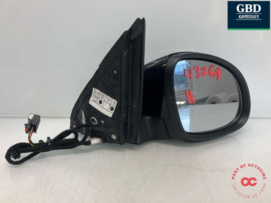 Speil høyre til VW Tiguan 2007-2011 (Type I, Fase 1)  (5N1 857 508 Q|5N1 857 502 AM|)