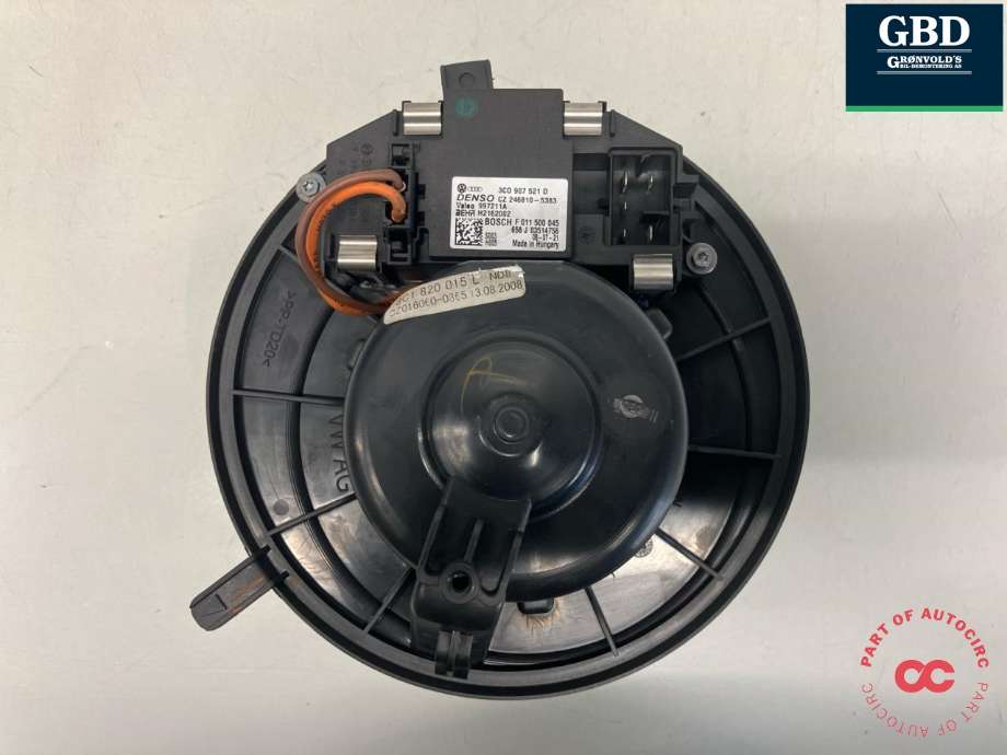 Varmeapparat motor til VW Tiguan 2007-2011 (Type I, Fase 1)  (DENSO|3C1 820 015 P|3CO 907 521 D|246810-5383)