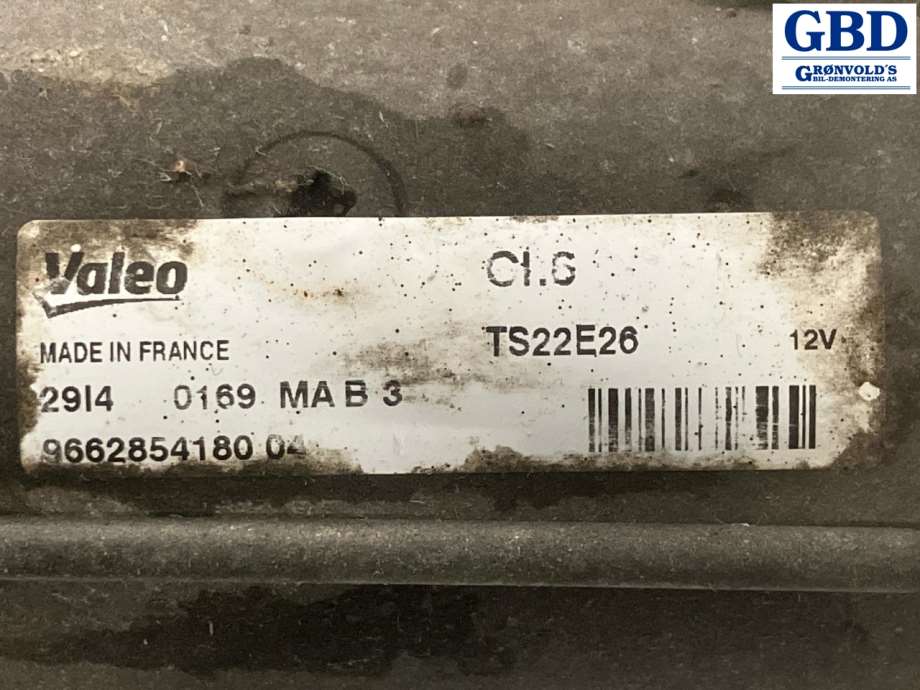 Peugeot Partner, 2008-2015 (Type II, Fase 1) (5802 AE|16 381 168 80|96 628 541 80)