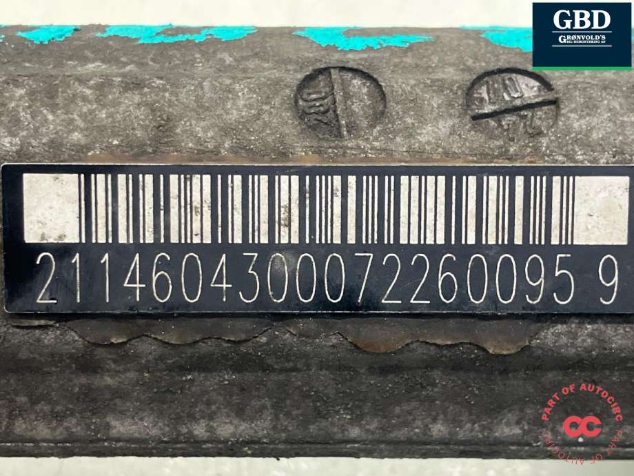 Tannstang til Mercedes E-Klasse 2006-2009 (Fase 2) (W211) (W211) (A 211 460 43 00|A 211 460 43 00 80|R 211 1 101 1 001)
