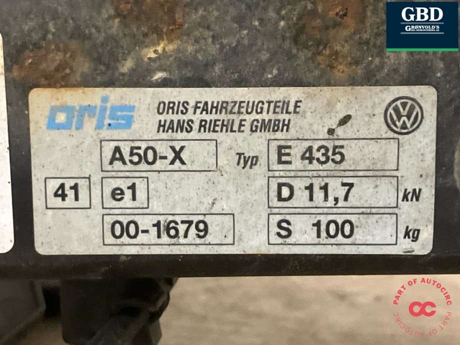 VW Tiguan, 2007-2011 (Type I, Fase 1) (ORIS|5N0 092 161 A|5N0 803 880 K)
