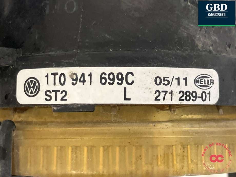 Tåkelykt venstre foran til VW Tiguan 2007-2011 (Type I, Fase 1) (HELLA|6C0 941 699|1T0 941 699 C|271 289-01)
