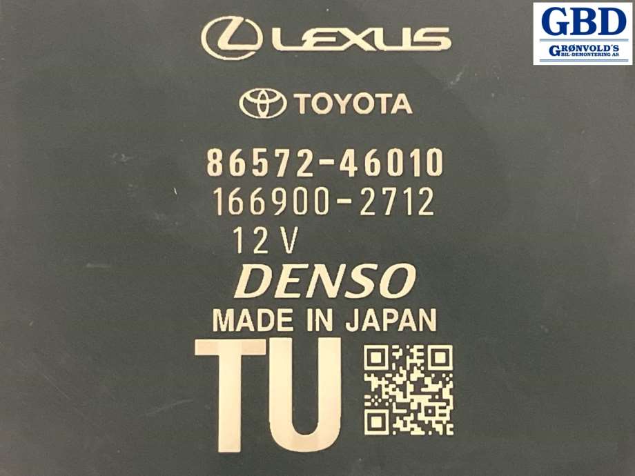 Lexus RZ, 2023- (DENSO|8657246010|166900-2712)