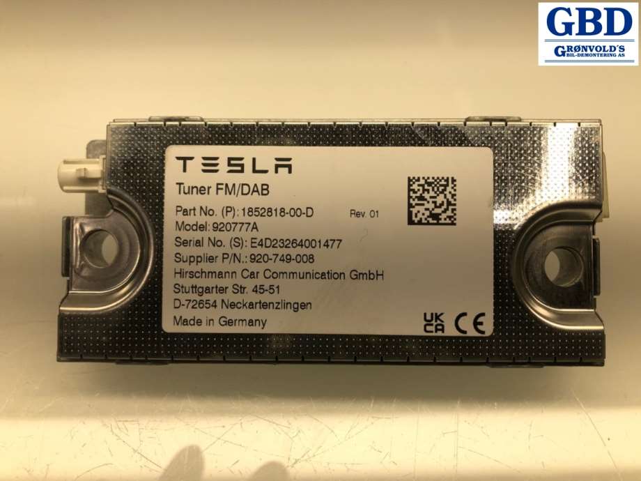 Tesla Model 3, 2024- (Fase 2)(|1852818-00-D)