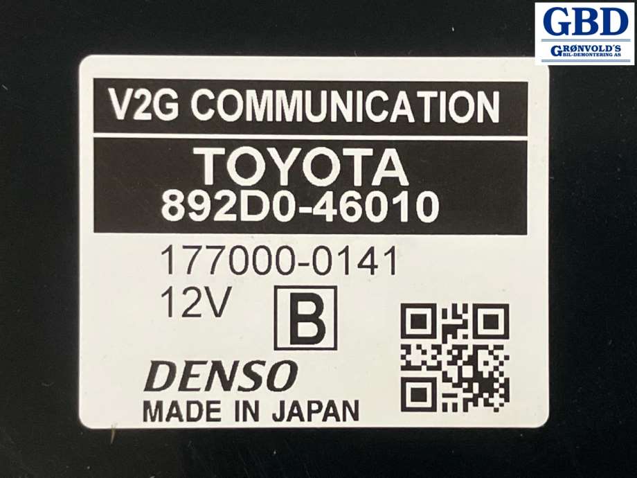 Lexus RZ, 2023- (DENSO|892D046010|177000-0141)