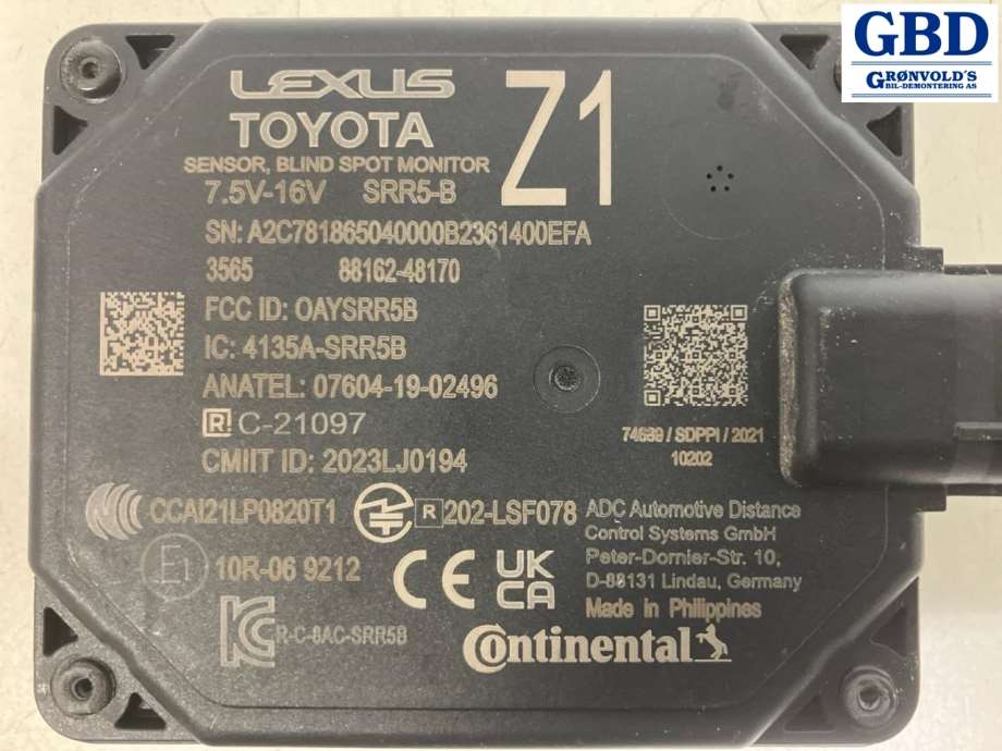 Lexus RZ, 2023- (8816247070|88162-48170)