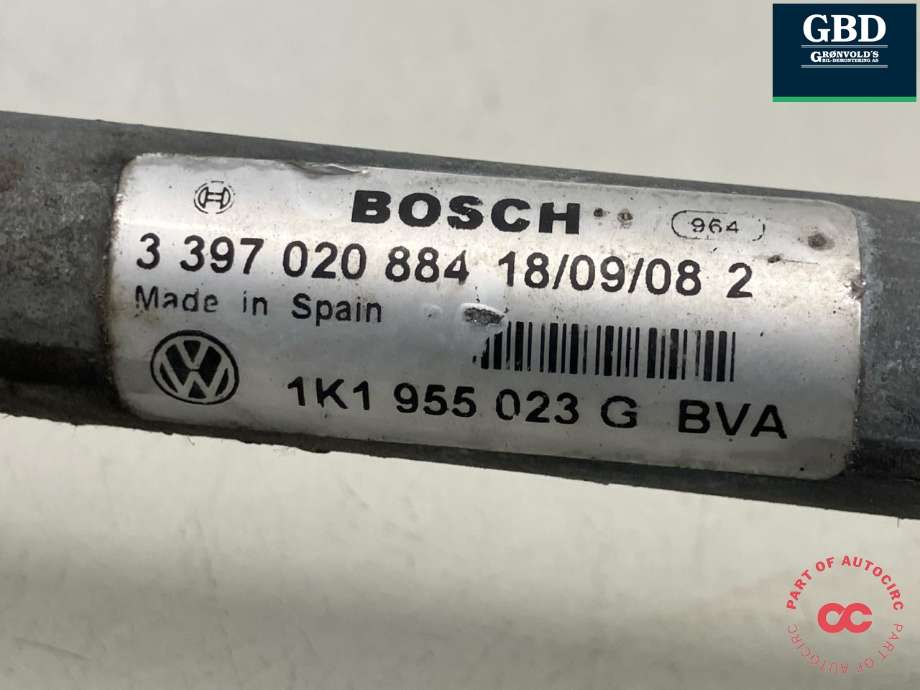 Viskeroverføring til VW Golf V, Combi 2003-2008  (BOSCH|5K1 955 601|1K1 955 023 G|3 397 020 884)