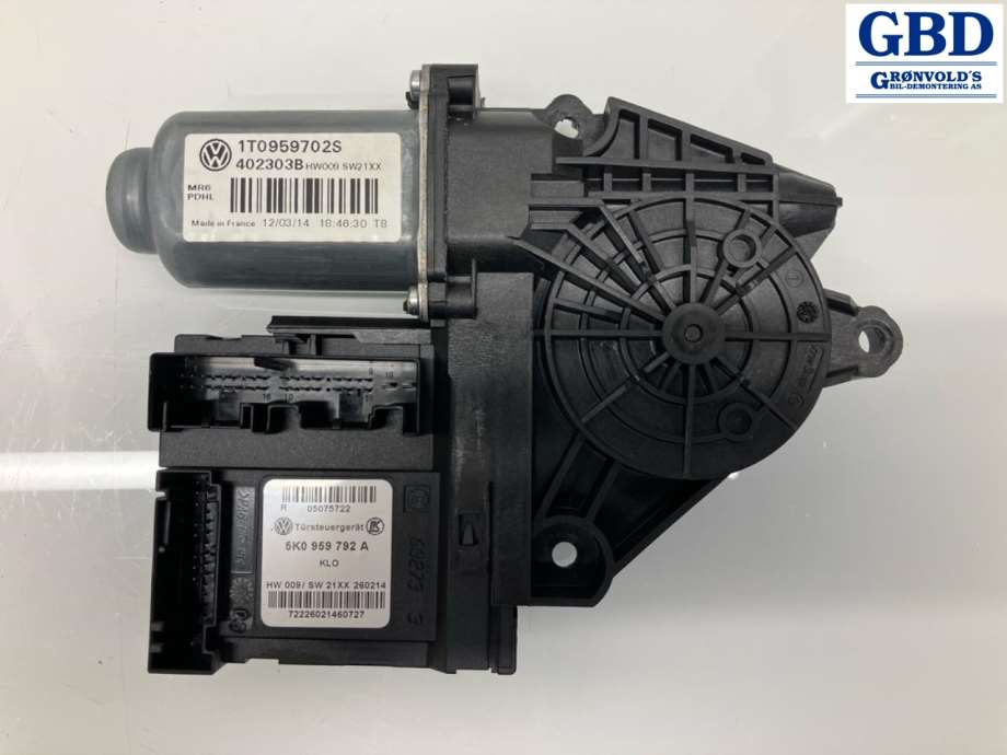 VW Touran, 2010-2015 (Type I, Fase 3)(|1T0959702S)