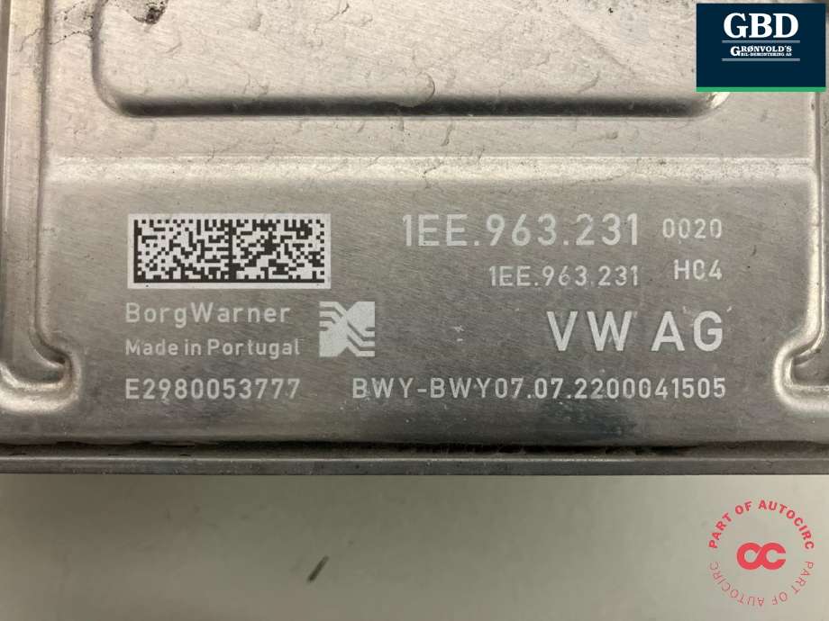 Motorvarmer elektrisk til VW ID.4 2020-->>  (1EE 963 221 B|1EA 963 221 F|1EE 963 231)