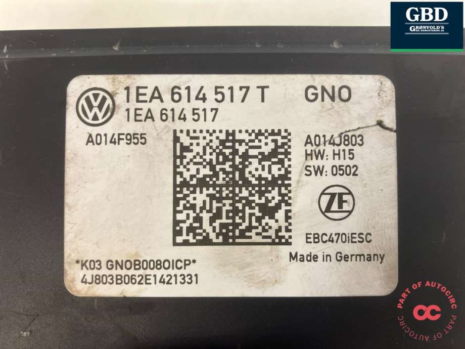 Audi Q4 e-tron, 2021- (1EA 614 517 AR|1EA 614 517 AR BEF)