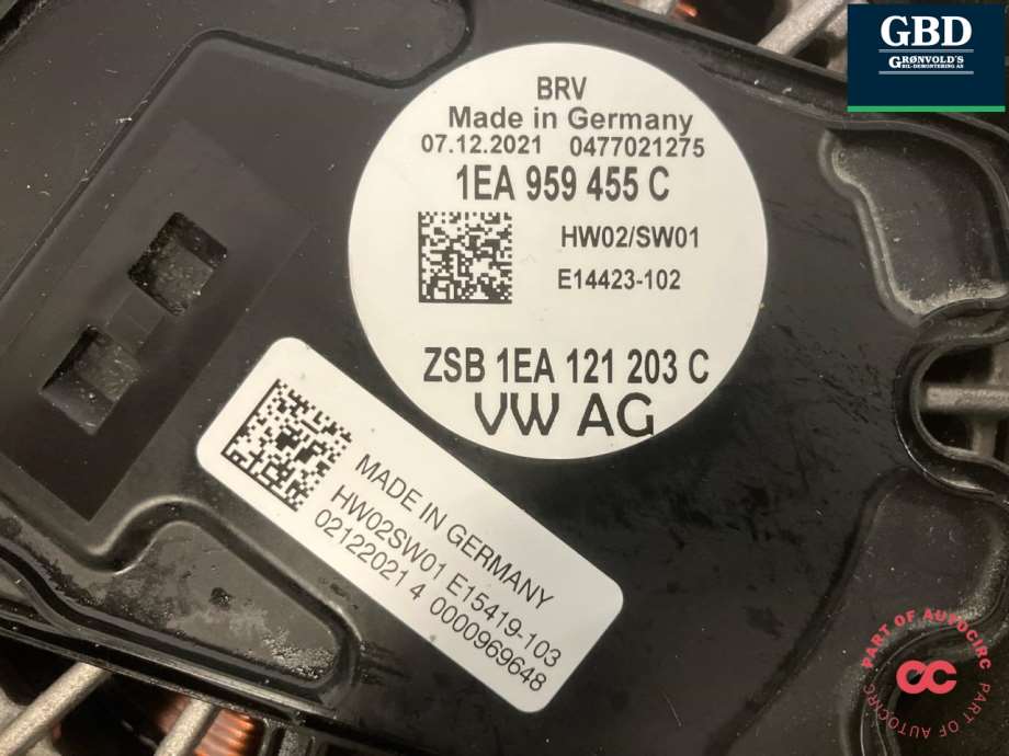 Audi Q4 e-tron, 2021- (1EA 121 203 C|1EA 121 203 E)