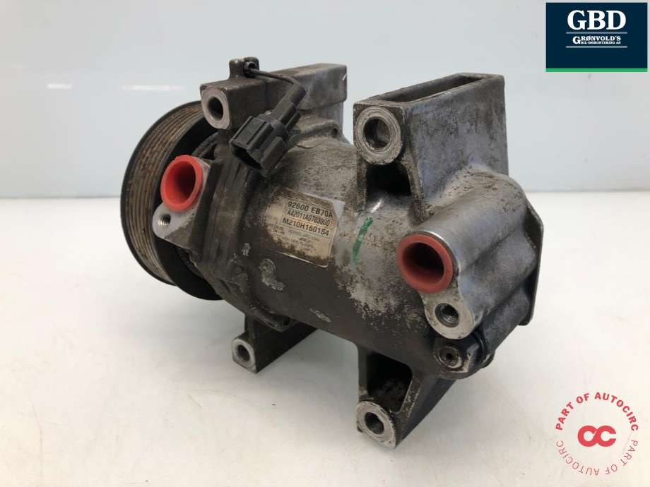Aircondition kompressor til Nissan Navara 2010-2015 (Fase 2) (D40) (D40) (92600EB70A|92600EB40E|)