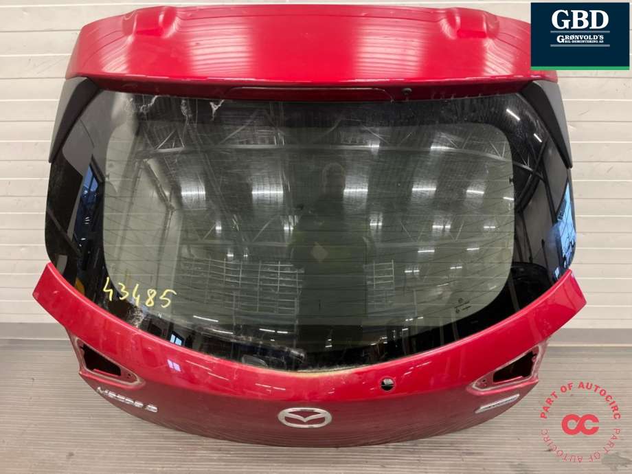 Bakluke til Mazda 2 2015-2019 (Type III, Fase 1) (DBY0-62-02XA|)