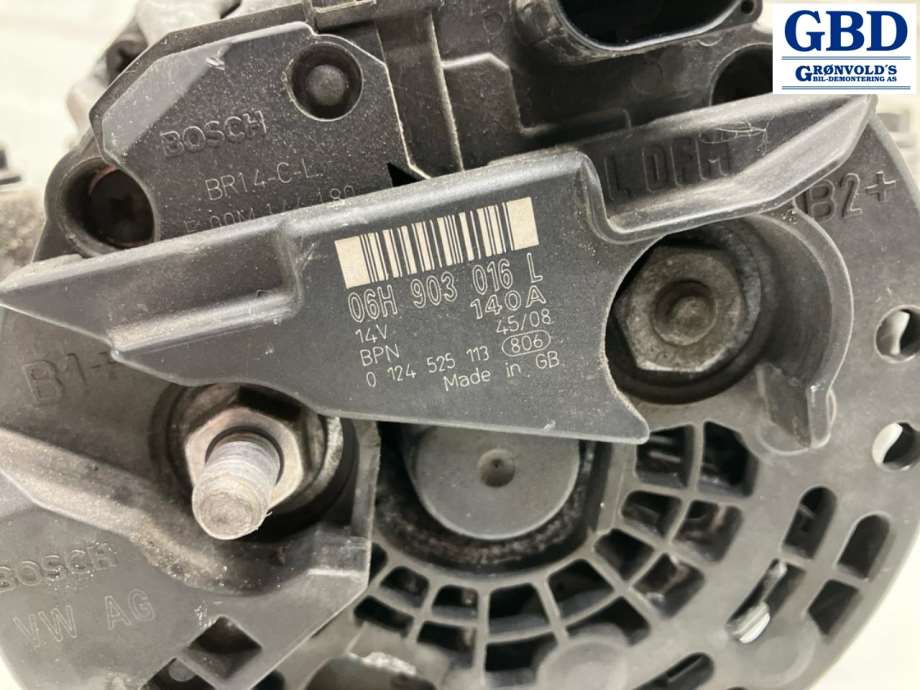 Audi A5, 2007-2016 (Type I) (BOSCH|06H 903 016 L|06H 903 016 LX)