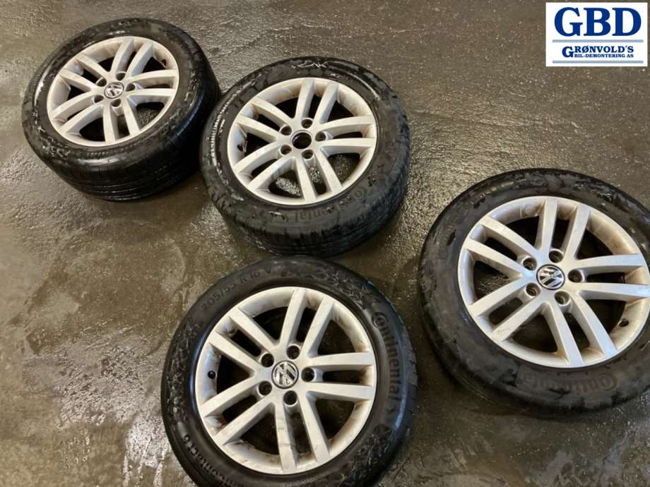 VW Golf, Plus/Cross, 2009-2013 (Fase 2)(CONTINENTAL|PREMIUM CONTACT 6. 205/55R16 91V)