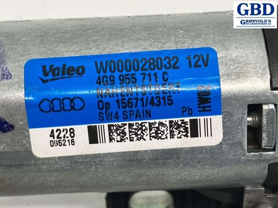 Audi A1, 2014-2018 (Type I, Fase 2) (4G9 955 711 C)