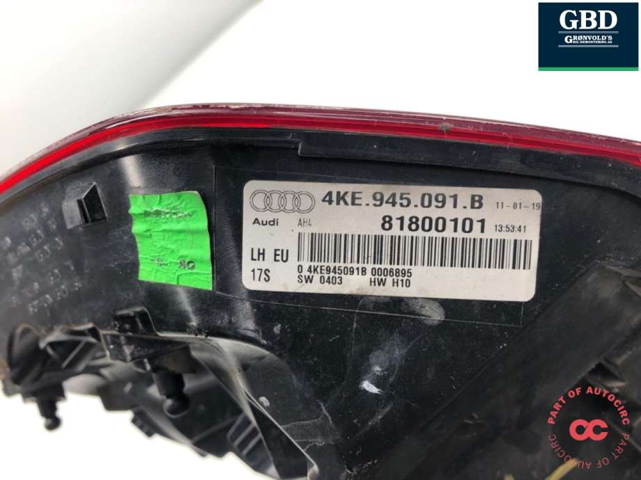 Audi e-tron, 2018- (4KE 945 091 D|4KE 945 091 B)