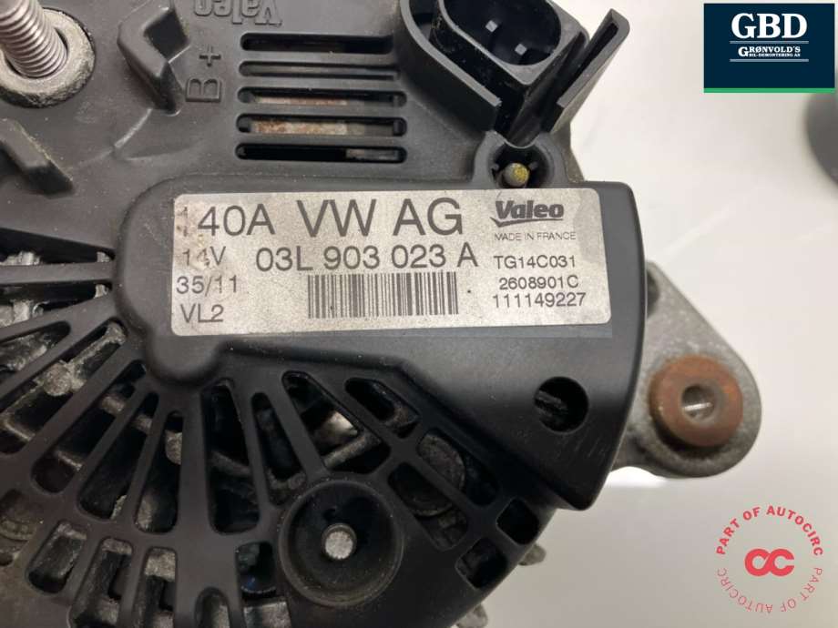 VW Golf VI, 2008-2012 (03L 903 023|03L 903 023  X)