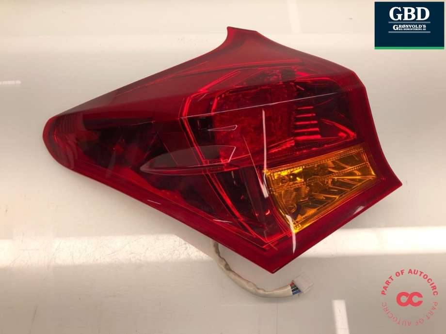 Baklykt venstre ytre til Toyota Auris 2015-2019 (Type II, Fase 2) (8156102730|)