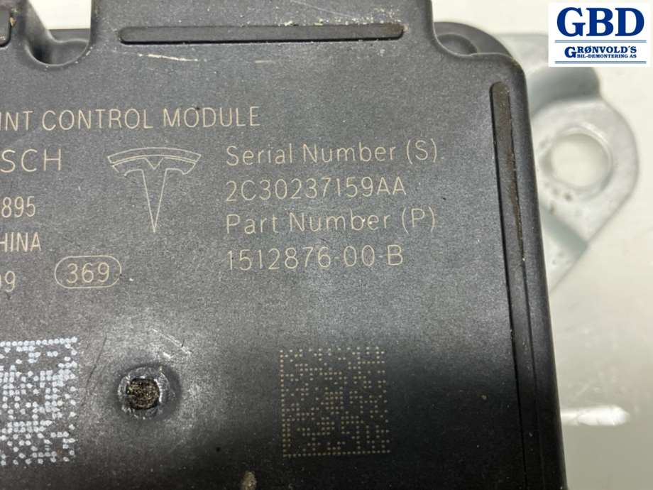 Tesla Model 3, 2018-2023 (Fase 1) (1512876-00-B|1512876-00-A)