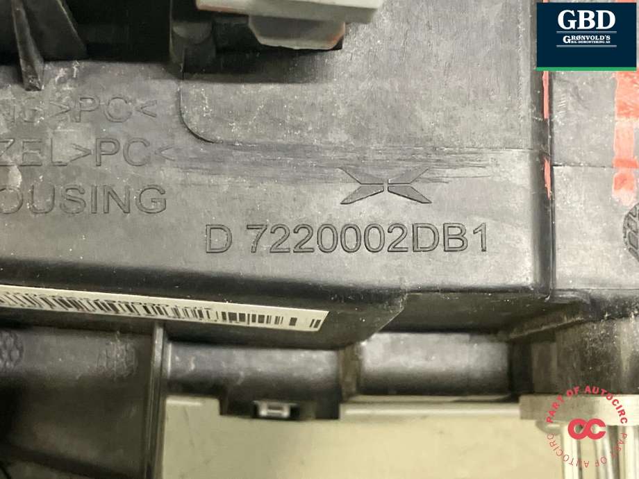 Tåkelykt høyre foran til XPeng G3 2021-->>  (7220002DB1-00-02|)