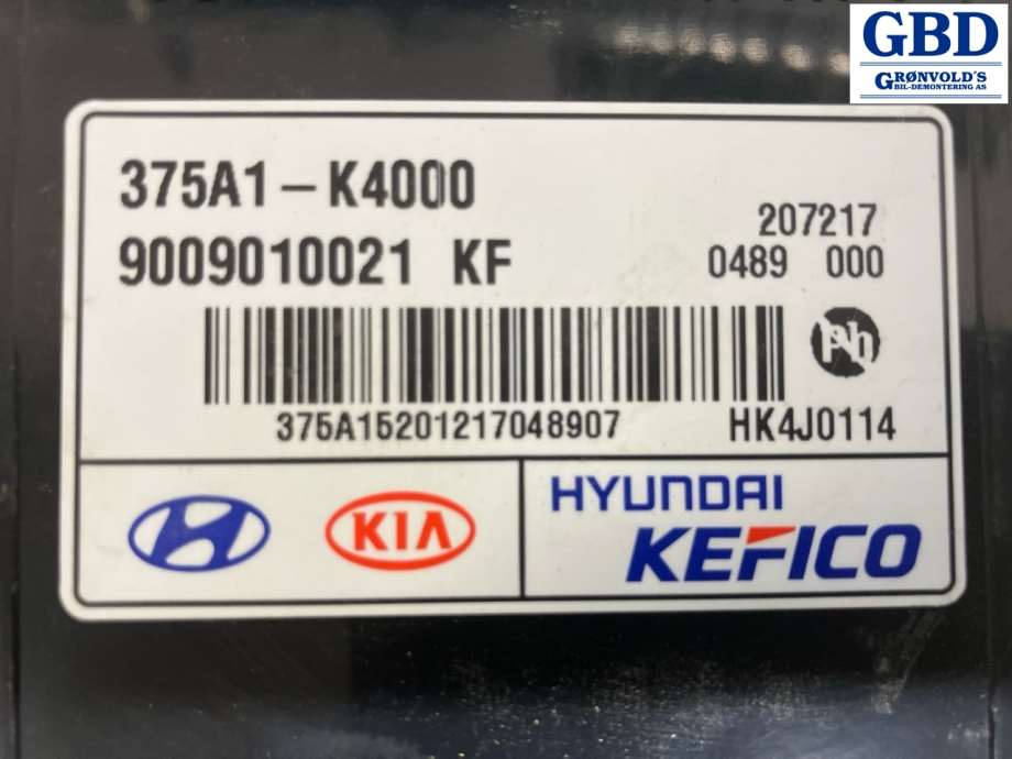 Hyundai Kona, 2017-2021 (Type I, Fase 1) (375A1-K4000|9009010021)