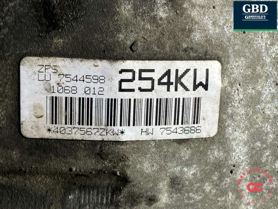 Girkasse automat til BMW 5-Serie 2003-2010 (E60/E61) (E60/E61) (24 00 7 544 599|LU 7544598|1068 012)