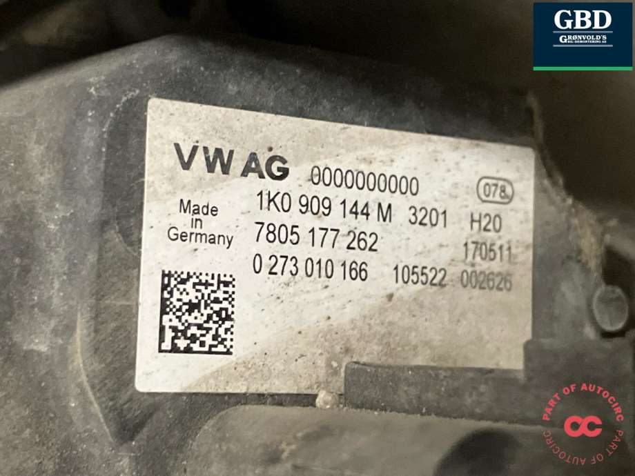 VW Golf, Plus/Cross, 2009-2013 (Fase 2) (1K1 423 055 M|1K1 423 055 MX)