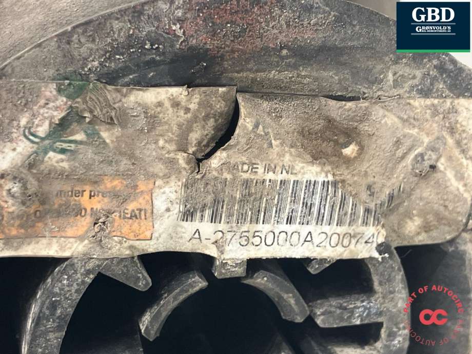 Fjær bak nivå luftpute/belg til BMW 5-Serie 2003-2010 (E60/E61) (E60/E61) (37 12 6 765 602|)
