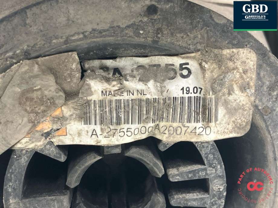 Fjær bak nivå luftpute/belg til BMW 5-Serie 2003-2010 (E60/E61) (E60/E61) (37 12 6 765 602|)