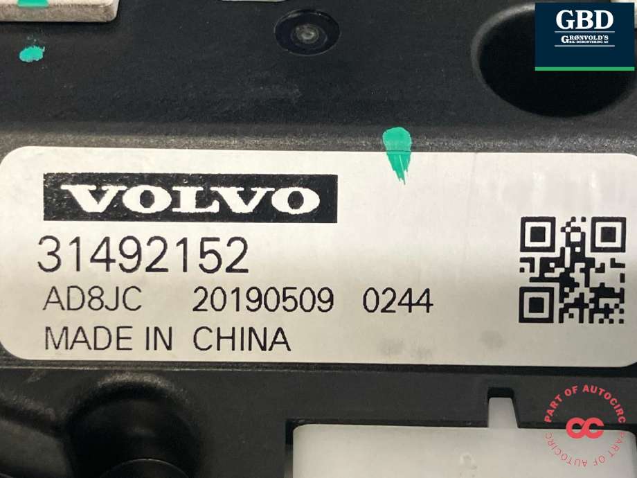 Girstang/girvelger automat til Volvo XC60 2017-->> (Type II) (31492152|)