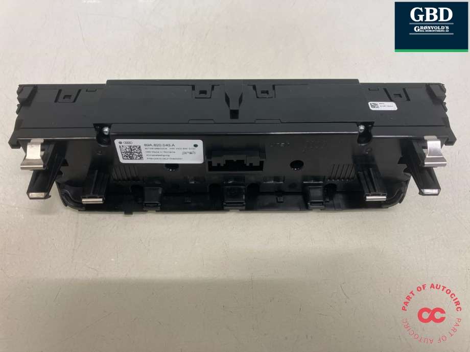 Varmeapparat betjening til Audi Q4 e-tron 2021-->> (89A 820 043 F|89A 820 043 A|90156-569/0004)