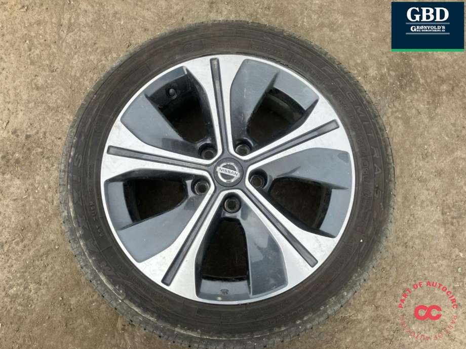 Hjulsett aluminium sommer til Nissan Leaf 2018-->> (Type II) (215/50R17|MAXXIS PREMITRA 5|ÅR5222 ET45 6MM)