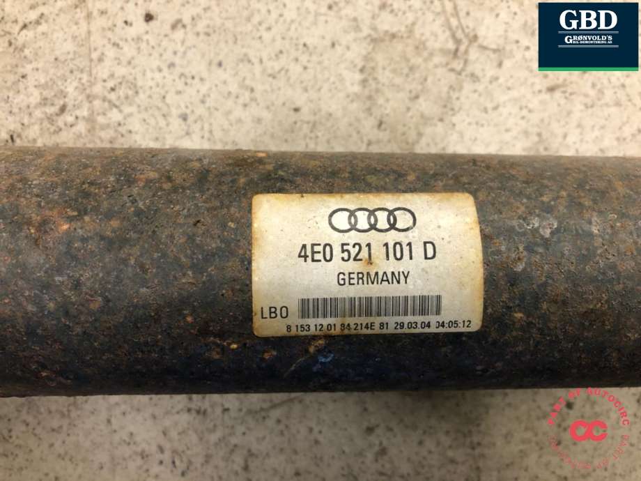 Mellomaksel til Audi A8 2003-2010 (Type II)  (4E0 521 101 H|)