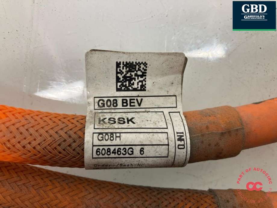 Kabel høy volt (HV) elbil til BMW iX3 2021-->> (61 12 5 A35 E05|E2R949/D|608463G 6)