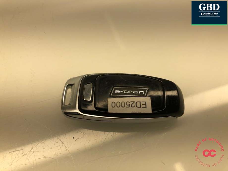 Nøkkel til Audi e-tron GT 2021-->> (4N0 959 754 DQ TKE|4N0 959 754 CM TKE|)